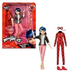 Vente flash ✔️ Bandai Poupée 26 Cm Et Ses 2 Tenues - Marinette - Miraculous 👏