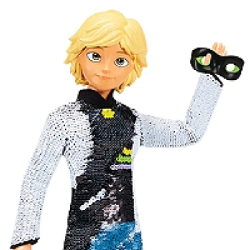 Bon marché 🤩 Bandai Poupée À Sequin 26 Cm - Adrien / Chat Noir - Miraculous 💯 8 Bon marché 🤩 Bandai Poupée À Sequin 26 Cm - Adrien / Chat Noir - Miraculous 💯 – Image 6