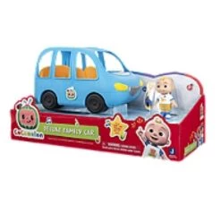 Sortie 😉 Bandai CoComelon - Voiture familiale musicale + 5 figurines - Véhicule qui joue la chanson "Are we there yet" (en anglais) et 5 figurines 7 cm : JJ, TomTom, 🛒 -Jouets d'animaux Soldes 3701405806897 4
